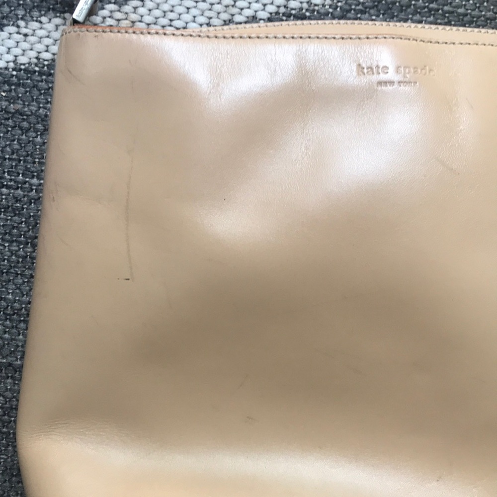 KATE SPADE • Leather Camel Color • Silver Hardware - Picture 8 of 8